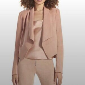 NWT Harvey Suede Jacket from Alice + Olivia Dusty Rose SMALL